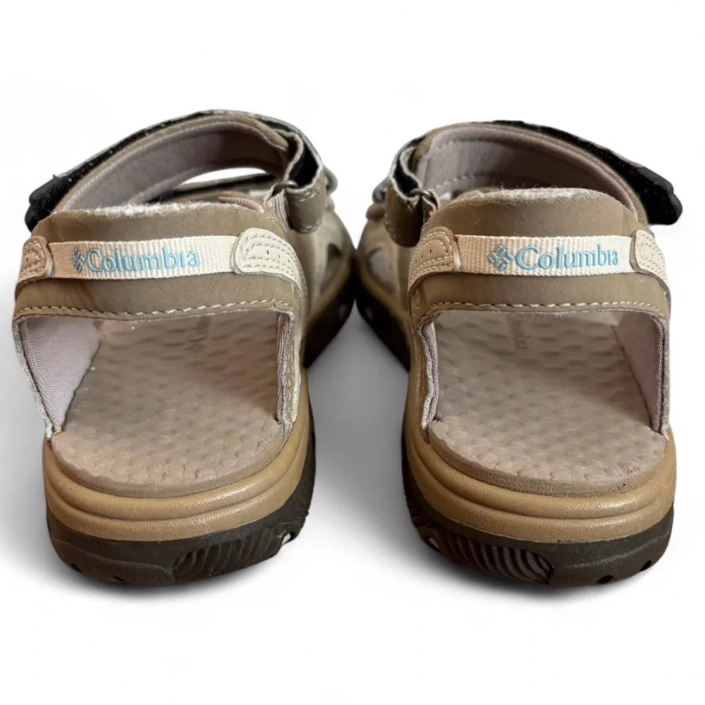 Women's Columbia Beige Riptide Sport Sandals Synthetic‎ Size 6 Outdoor Footwear